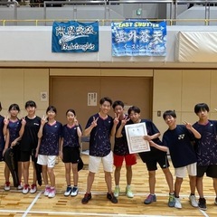 ジュニアバドミントンチーム　イーストシャトルの画像