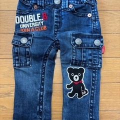 DOUBLE.B デニムパンツ　80サイズ