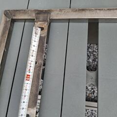 大型　ナンバー枠　ステンレス製　角　厚み1.５cmの画像