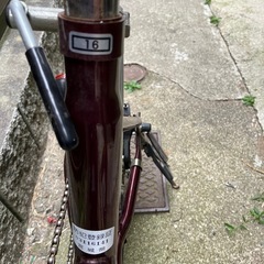 折りたたみ自転車の画像