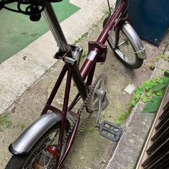 折りたたみ自転車の画像