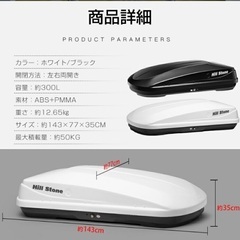 ルーフボックス 300リットル 両開きの画像