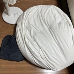 無印良品　ビーズクッションの画像