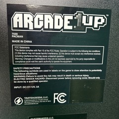 パックマン　ARCADE1up 家庭用ゲーム機の画像