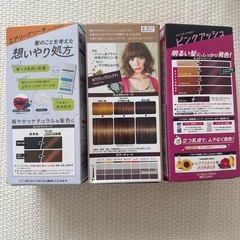ヘアカラー剤3種類セットの画像
