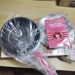 🍳①新品未使用クミーチェステンレスフライパン24cmの画像