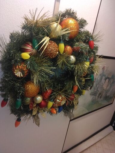 特大🎄60cm.クリスマスリース (ma.mi*) 宜野湾のインテリア雑貨
