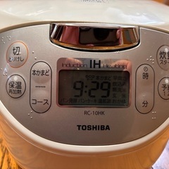 【取引中】炊飯器　RC-10HK 5.5号炊きの画像