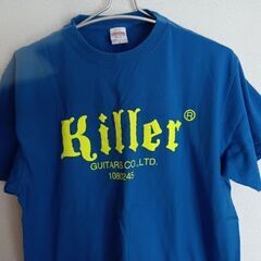 水通しのみ キラー Tシャツ L ロイヤルブルー 蛍光黄色ロゴ Killer 正規店購入の画像