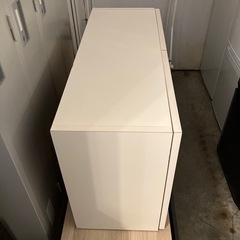 収納家具　収納棚　キッチン収納　ホワイト　白　家具　インテリア【横84奥31.7高50.3】の画像