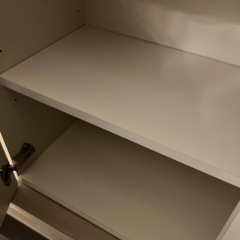 収納家具　収納棚　キッチン収納　ホワイト　白　家具　インテリア【横84奥31.7高50.3】の画像