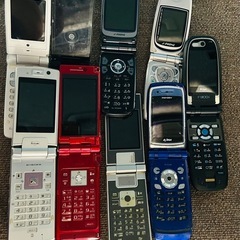 携帯電話 ガラケー まとめ 9台 動作未確認ジャンク品中古品