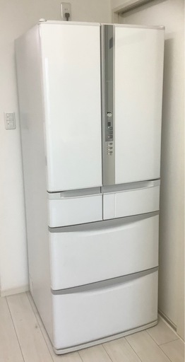 【もあ】日立 冷凍冷蔵庫 真空チルドS 　RーSF48ZM R-SF48ZM：日立の家電品