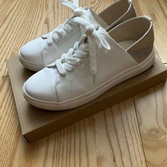 【美品】　2way　スニーカー　バブーシュ　
ホワイト