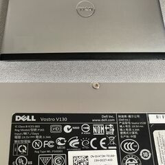 ♬DELL Vostro V130バッテリー新品SSD換装WIN11中古♪の画像