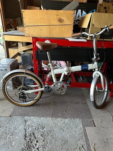 トップワン 20インチ折りたたみ自転車-引取限定：埼玉県春日部市
