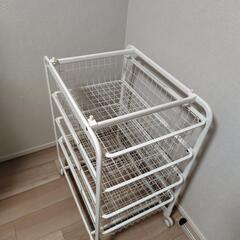 《IKEA》 ◎アルゴート◎ワイヤーバスケット◎4段収納 ◎天板付き◎棚/ラックの画像