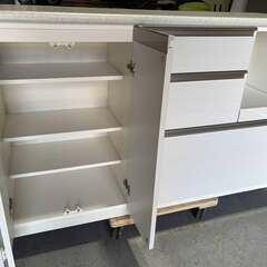 NITORI ニトリキッチンカウンター 、キッチンボード アルミナ2