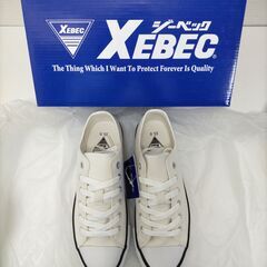 新品 XEBECジーベック　スニーカーホワイト　デッキシューズ　...