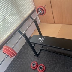 【取引中】ベンチプレスセット　ホームジム　バーベル