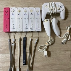Wii本体2 リモコン6 カセット10まとめ売り (なみ☆なみ) 安倍川