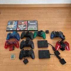 プレステ2ソフト、コントローラー8個、マルチタップ2個