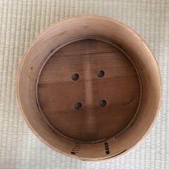 古い蒸篭の画像