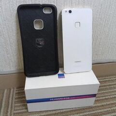値下げ！中古スマホ⑤美品格安・箱＋iFaceケース付き！SIMフリー HUAWEI P10 lite（ホワイト）の画像