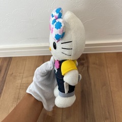 ハローキティー×ペコちゃんオリジナルコラボドール　ぬいぐるみのみの画像