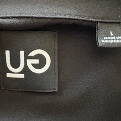 GUアンダーカバーオープンカラーシャツ黒L
の画像