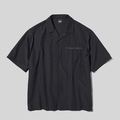 GUアンダーカバーオープンカラーシャツ黒L
の画像