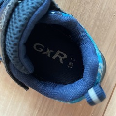 GXR キッズ スニーカー 16cm ブルーの画像