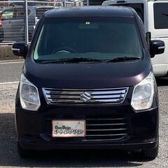 【スズキ ワゴンR FXリミテッド】中古車｜2012年式・ナビ・プッシュスタート・パープル｜車検付きの画像
