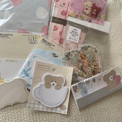 便箋レターメッセージカードまとめ売りの画像