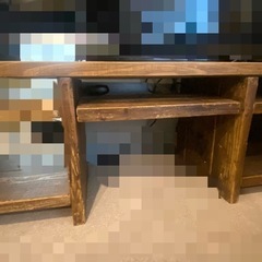 テレビ 32型　TOSHIBA テレビ台付きの画像