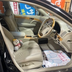 日産　シーマ　VIP  4WD 4500cc GNF50 平成15年　13.4万キロ　サンルーフ　本革シート　純正ナビ　バックカメラ　フロントサイドビューカメラ　クルコン　一時抹消の画像