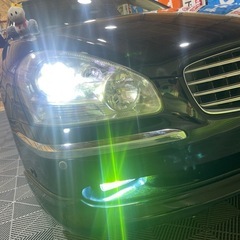 日産　シーマ　VIP  4WD 4500cc GNF50 平成15年　13.4万キロ　サンルーフ　本革シート　純正ナビ　バックカメラ　フロントサイドビューカメラ　クルコン　一時抹消の画像