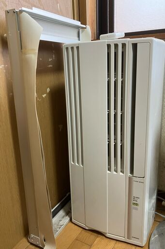 値下げ　CORONA(コロナ) 窓用エアコン (冷房専用) 工事不要？　タイマー機能 リモコン付CW-16A3(WS)