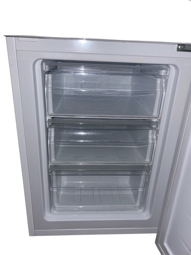 マクスゼン 2ドア冷凍/冷蔵庫 157L　JR160ML01WH [ホワイト]