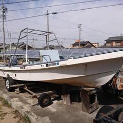 ヤマハ和船23ft エンジンYAMAHA90馬力2stの画像