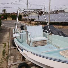 ヤマハ和船23ft エンジンYAMAHA90馬力2stの画像