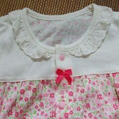 👶半袖カバーオール２枚セット（８０サイズ）の画像