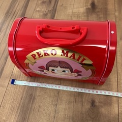ペコメールボックス缶　空き缶の画像