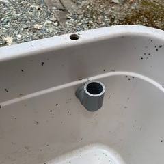 オーバーフロー加工 メダカ タライの画像