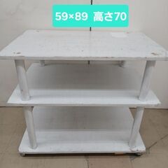 作業台　しかく　キャスター付き　300円