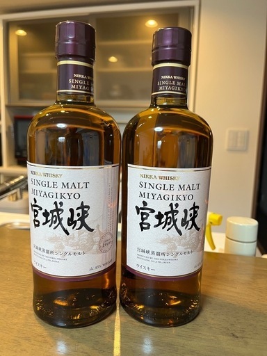 新品ニッカウイスキー 宮城峡 700ml ２本セット箱無