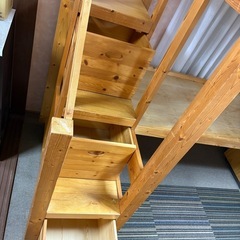 ロフトベッド　引き出し付きの画像