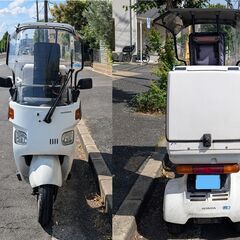ホンダ・ジャイロキャノピー TA03 4スト ミニカー登録済 ワイドバイザー グリップヒーター  配達通勤仕様 普通免許の画像