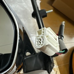 5型ハイエース　純正ドアミラー　アウターミラーの画像