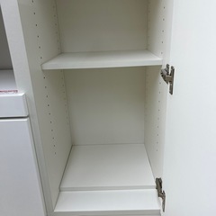 リユースのサカイ東金店 NITORI レンジ台 白 ※棚板ネジなし TJ13262の画像